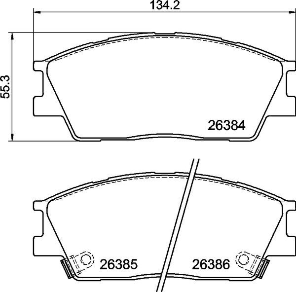 BREMBO Brzdové doštičky P 30 126