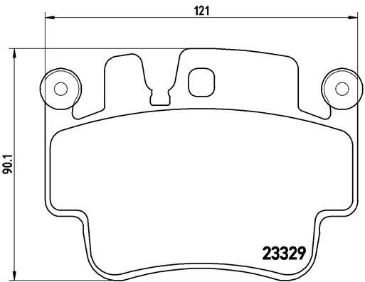 BREMBO Sada brzdových doštičiek P 65 009