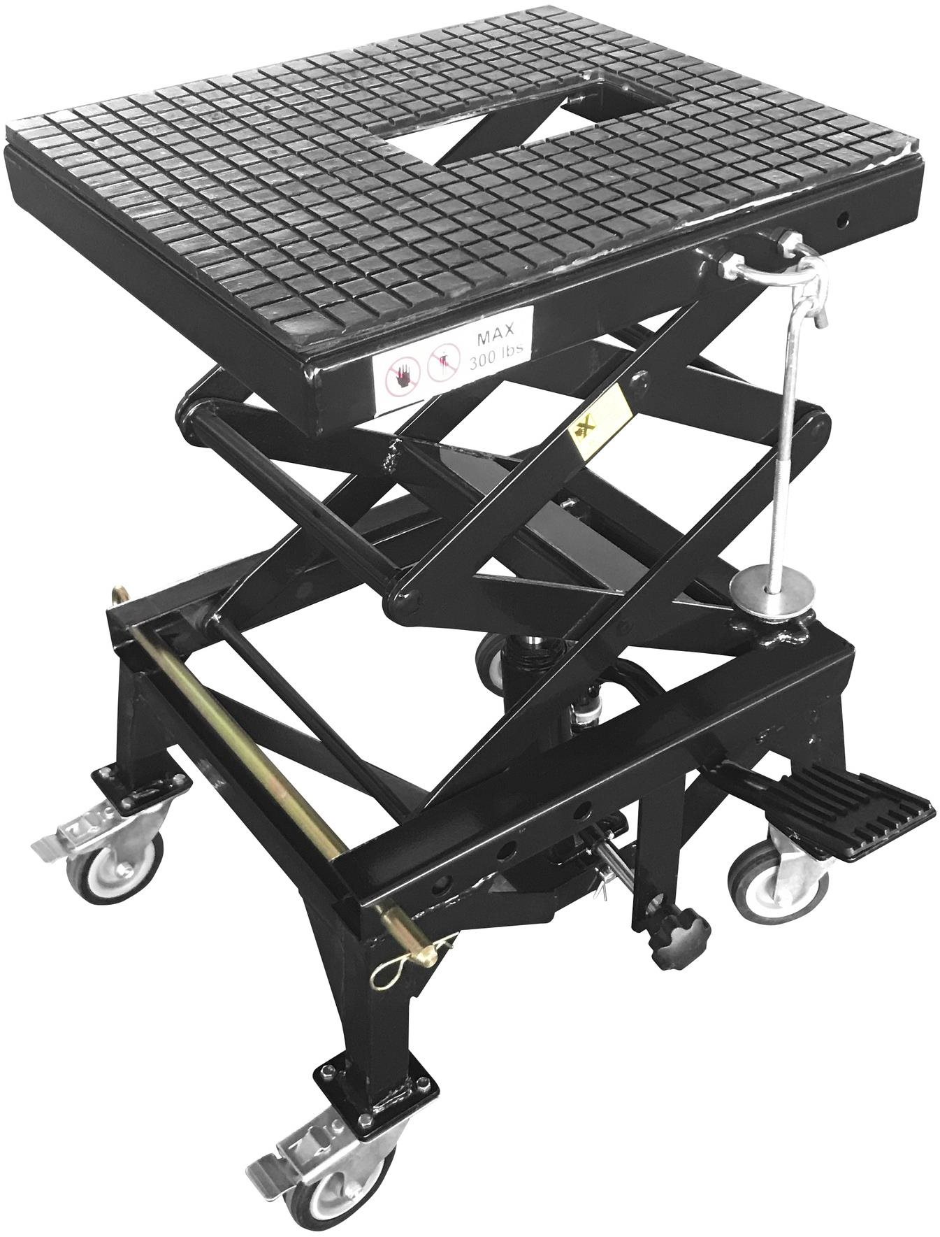 Q-TECH hydraulický zdvihák MX moto, nosnosť 135 kg