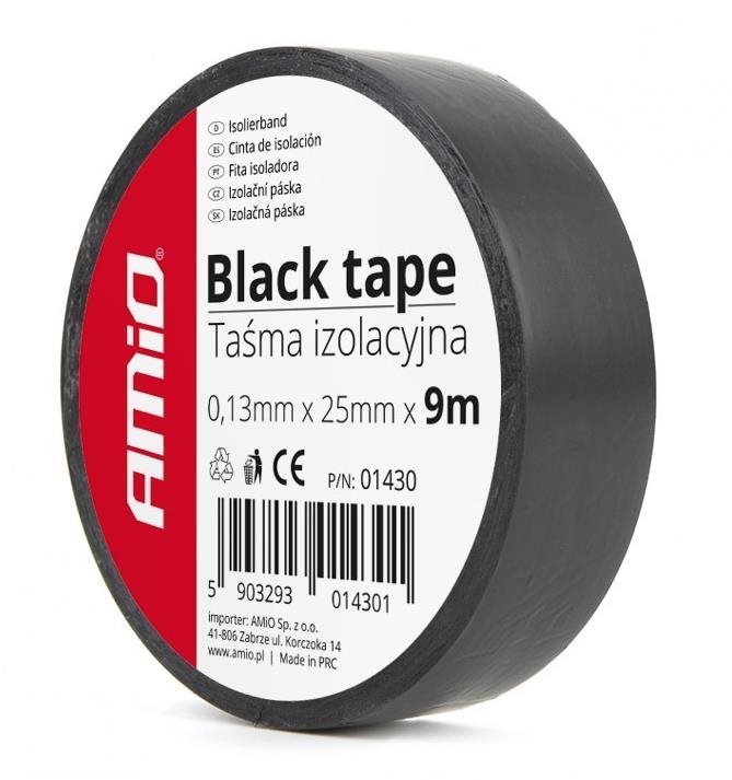 AMIO páska izolačná 25 mm × 9 m čierna
