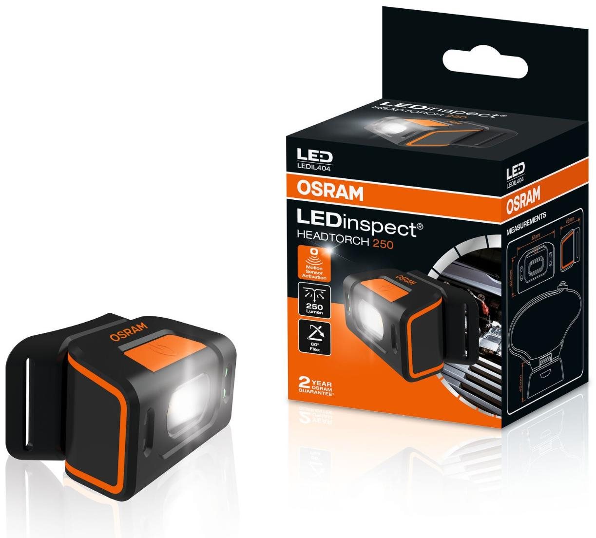 OSRAM LED inspect HEADTORCH250 čelové svietidlo so senzorom