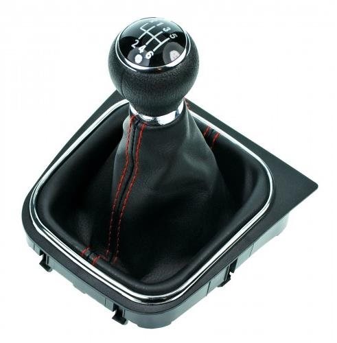 PROTEC Radiaca páka s manžetou, VW Touran 2009-2012 6st červené prešitie