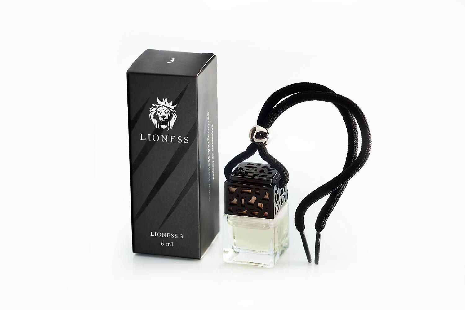 Pánsky autoparfum LIONESS 3 inšpirovaný Paco Rabanne 1 Million