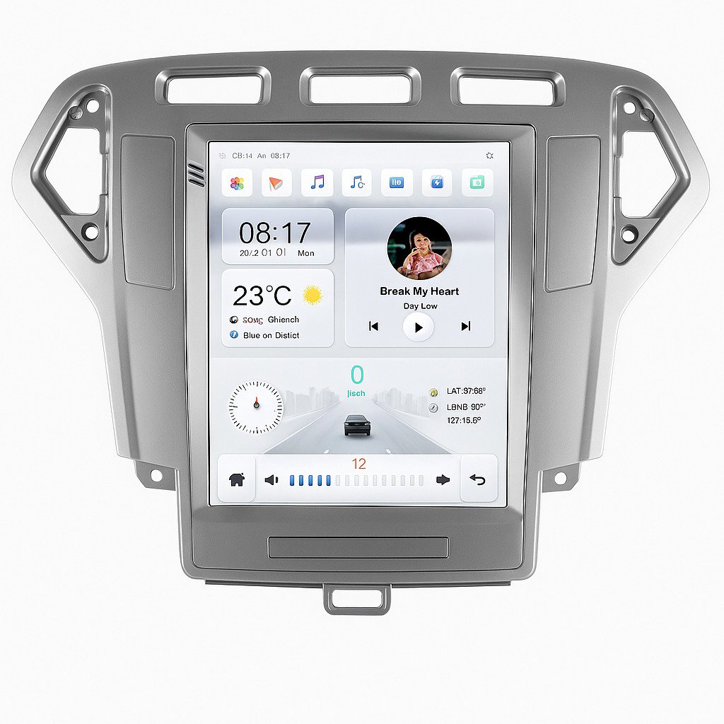 Ossuret Autorádio Ford Mondeo 4 2006 – 2010, Android 13, CarPlay, Android Auto, 4G, GPS