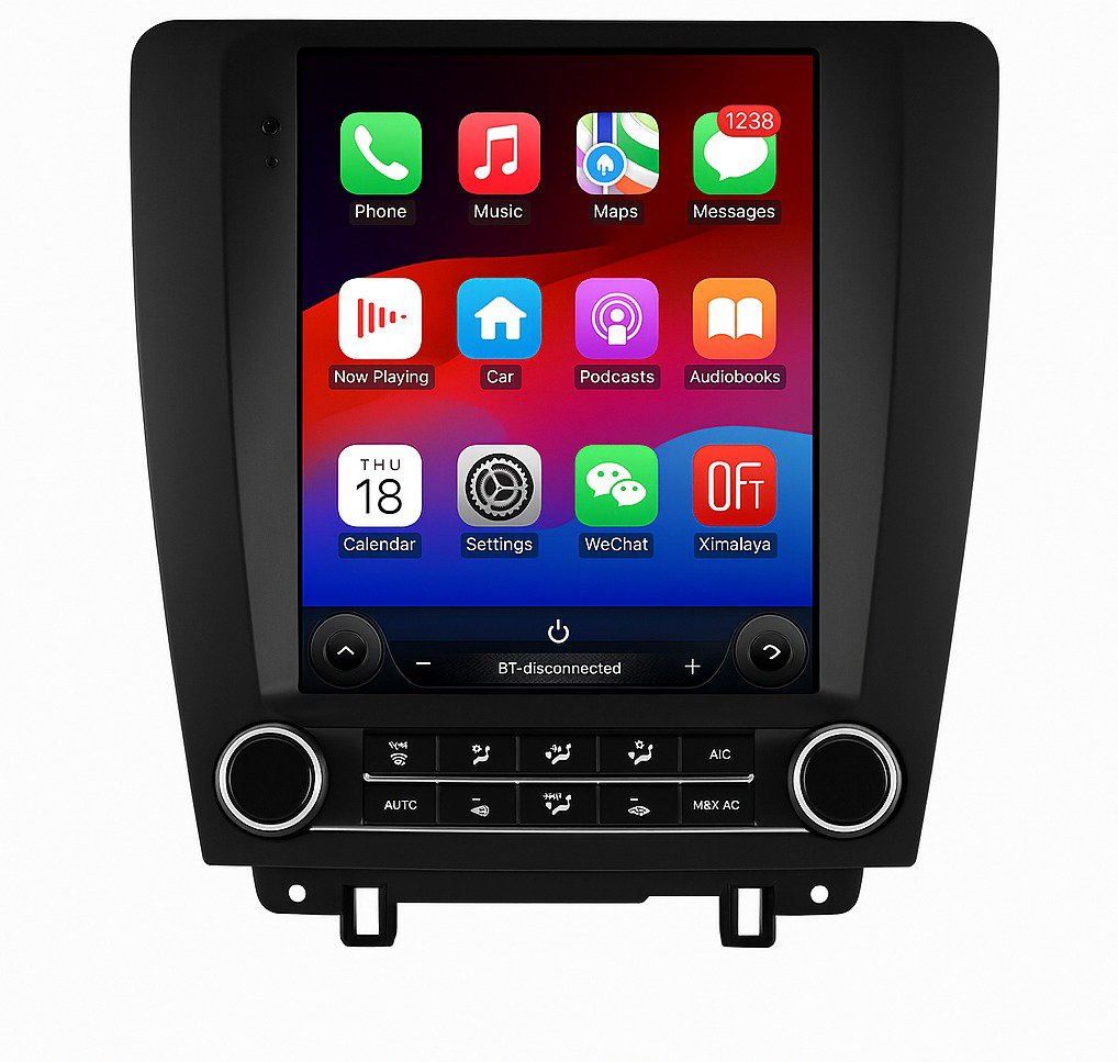 Ossuret Autorádio Ford Mustang V S197 2010 – 2014, Android, CarPlay, GPS, multimédiá