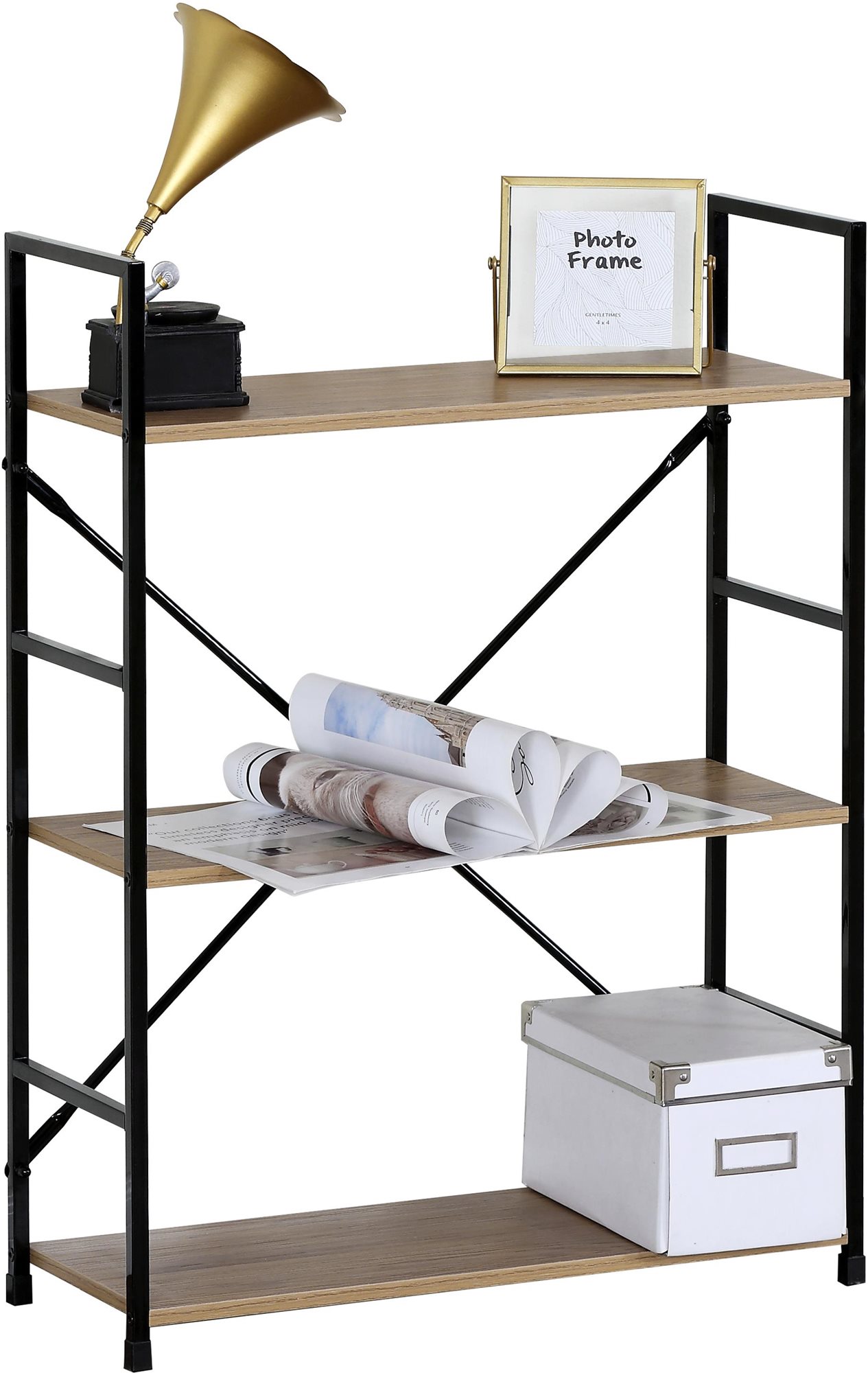 Drevený regál GD-223 OAK