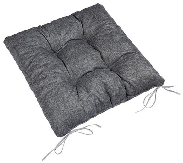 Bellatex sedák Lada 41/047, prešívaný, 40 × 40 cm, grafitový Uni