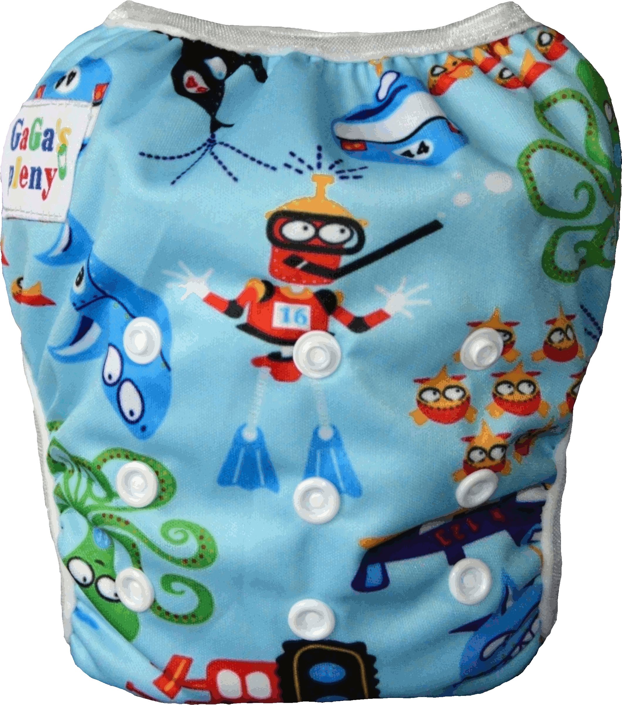 GaGa's Plienkové plavky Modré more