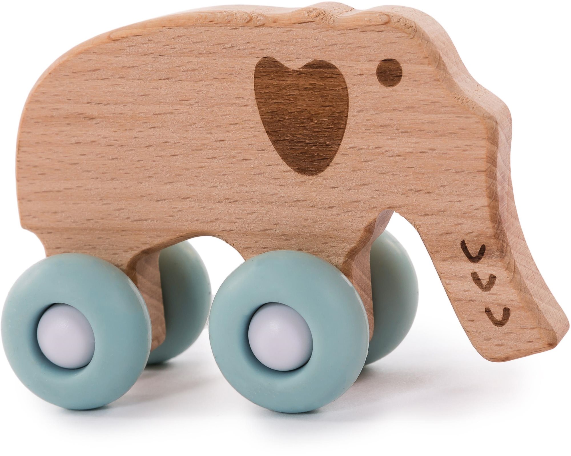 Bo Jungle B-Woody Elephant Pastel Blue