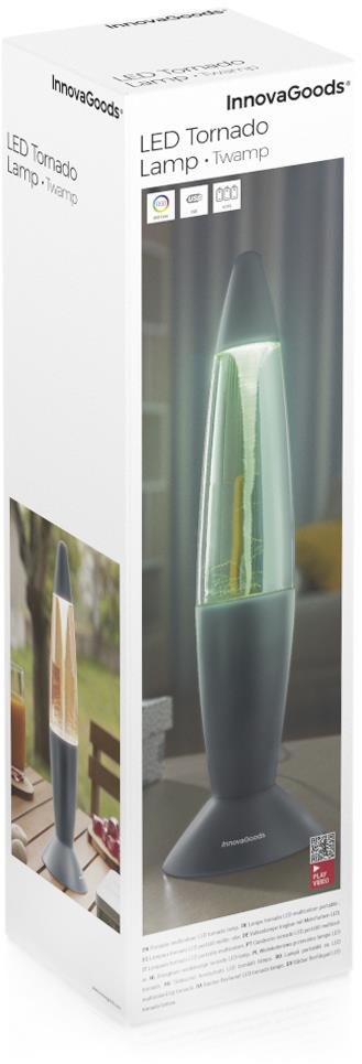 InnovaGoods Twamp LED lávová lampa tornádo