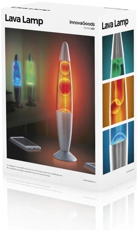 InnovaGoods Magla lávová lampa modrá