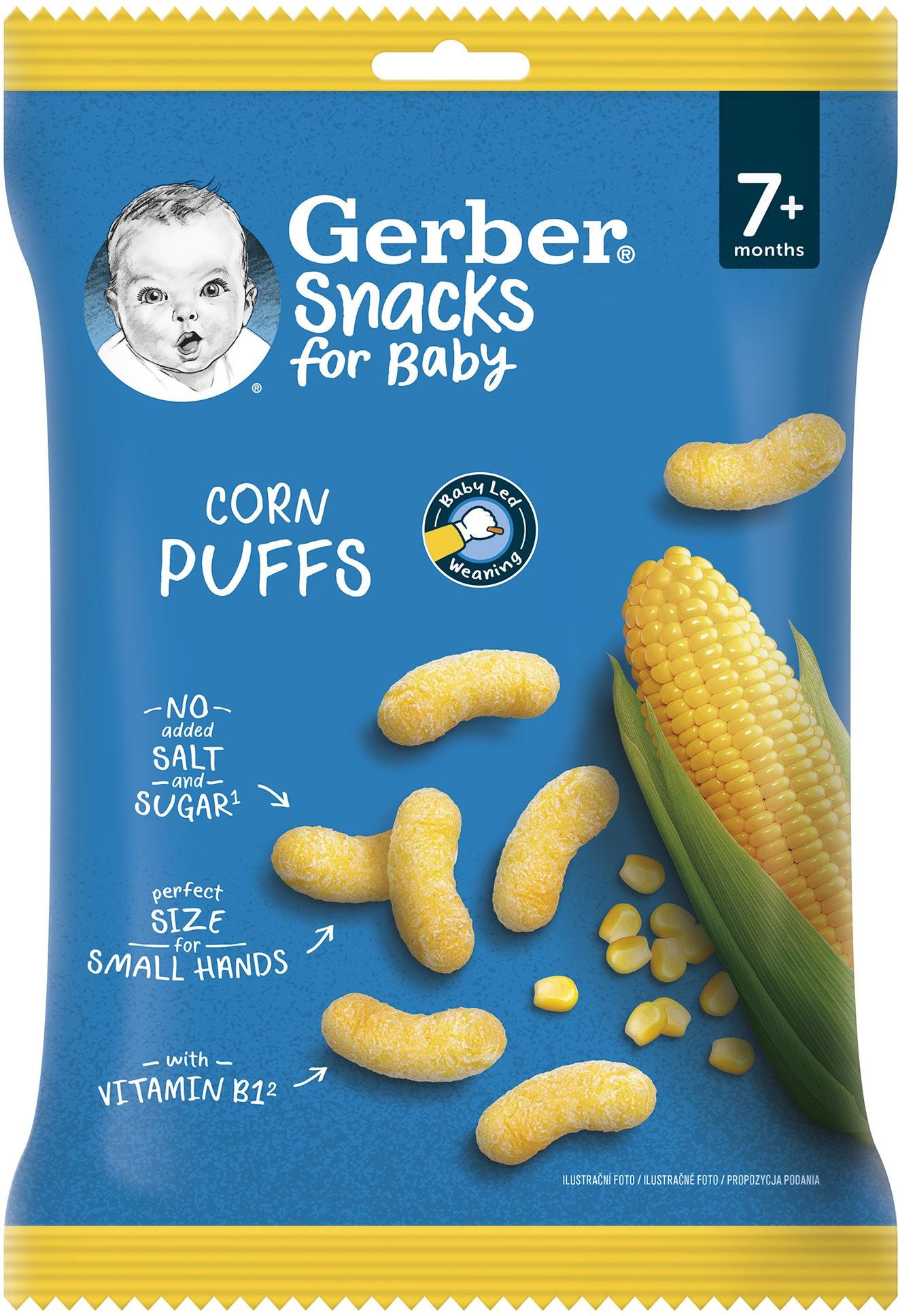 GERBER Snacks kukuričné chrumky 28 g