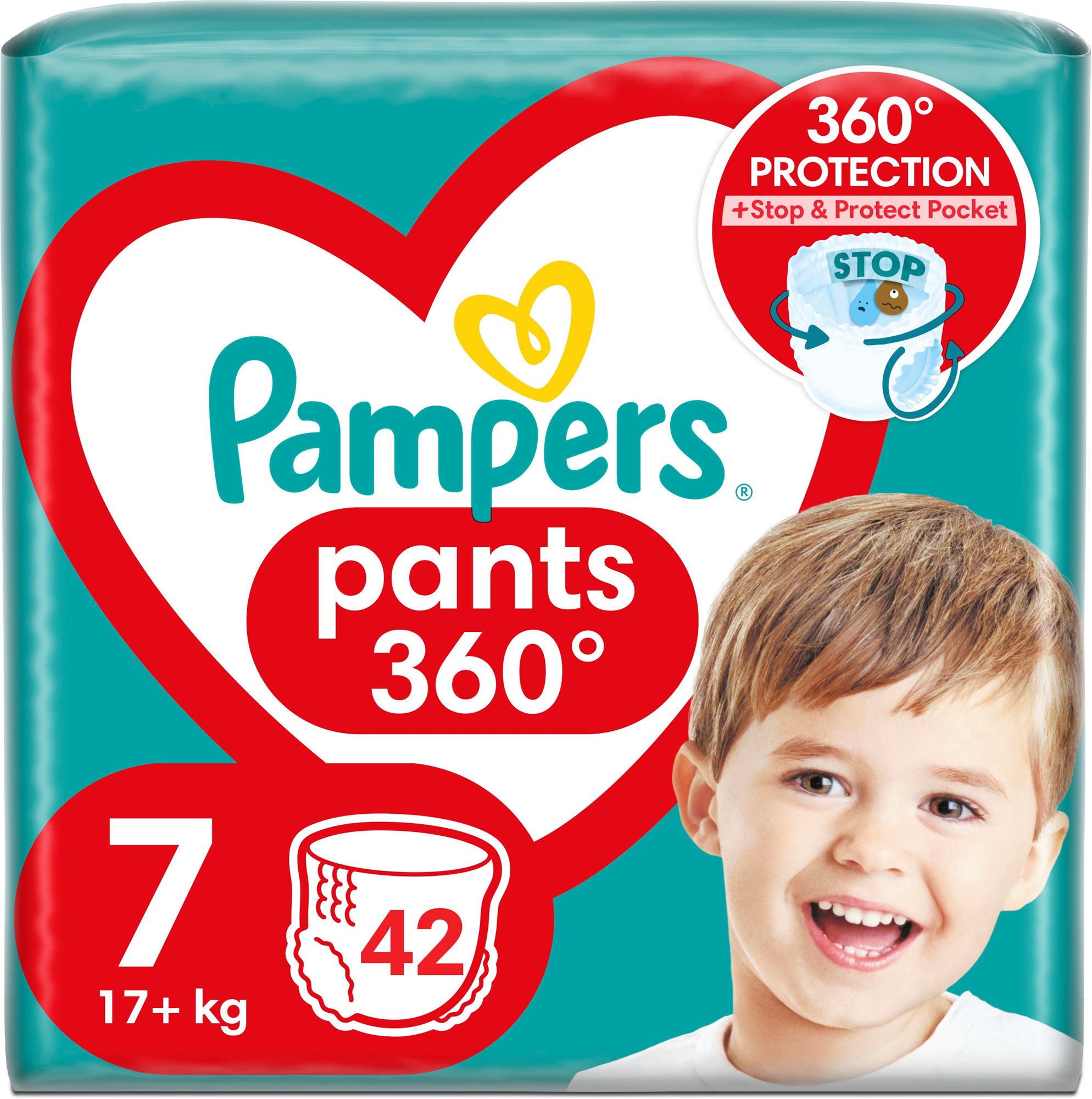 PAMPERS Pants veľkosť 7 (42 ks)