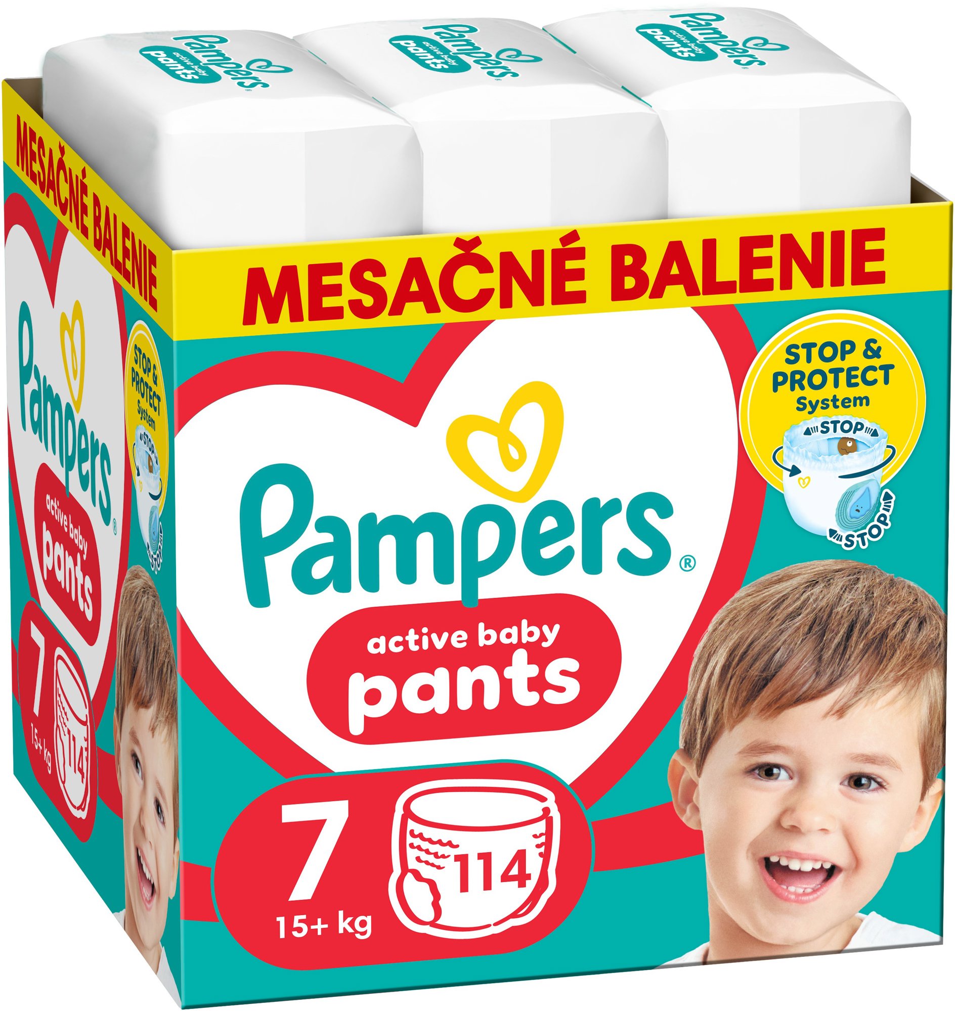 PAMPERS Pants veľkosť 7 (114 ks)
