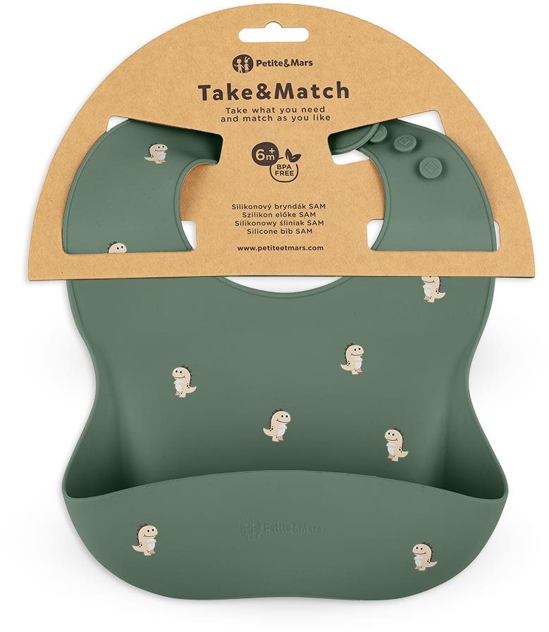 PETITE&MARS Take&Match Green Dinos 6 m+