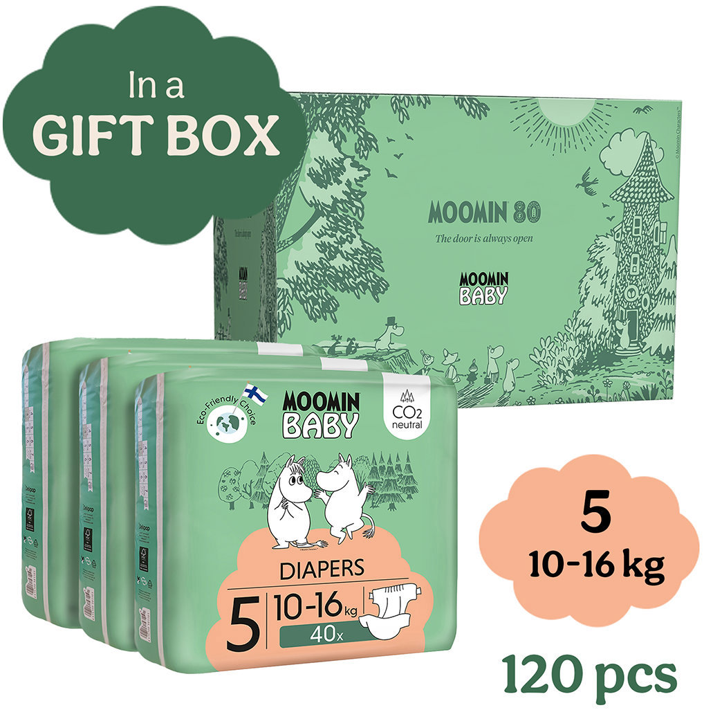 Moomin Baby 5 Maxi 10 – 16 kg (120 ks)