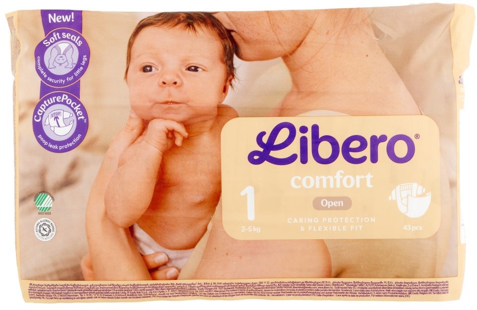 Libero Comfort veľkosť 1 (43 ks)