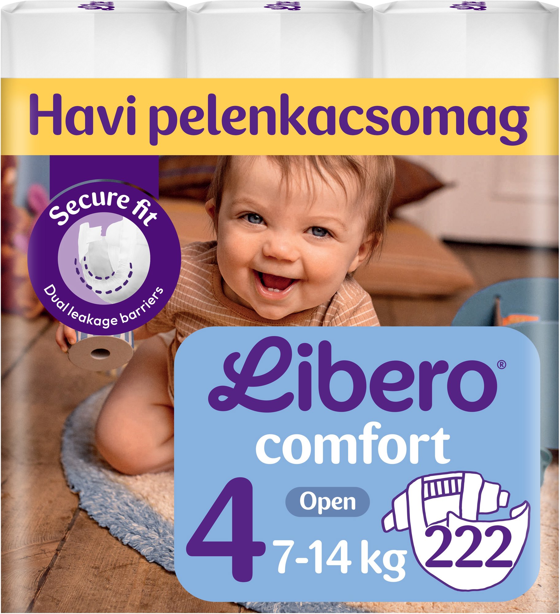 Libero Monthly Pack Comfort Mega Pack veľkosť 4 (222 ks)