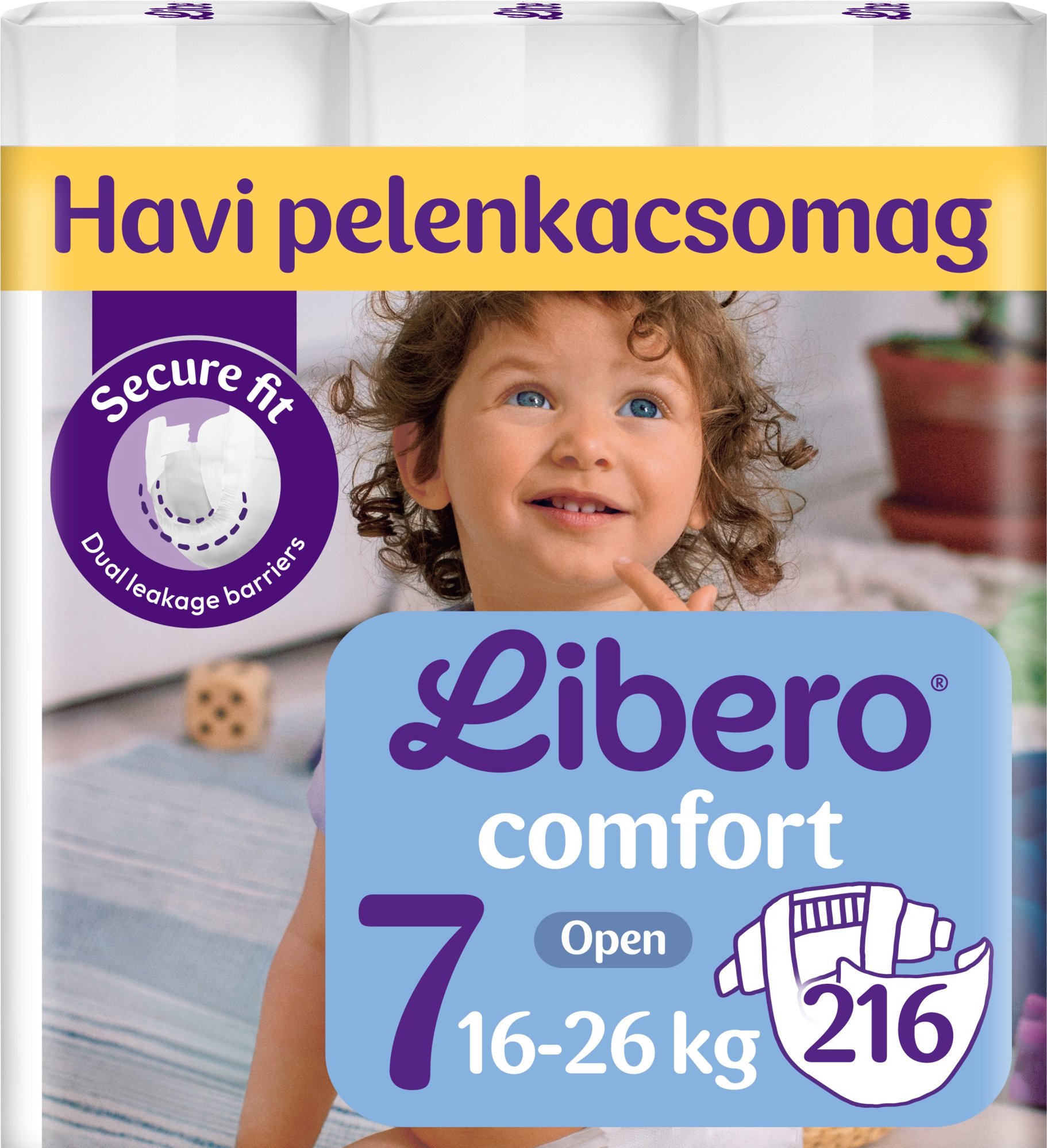 Libero Monthly Pack Comfort Mega Pack veľkosť 7 (216 ks)