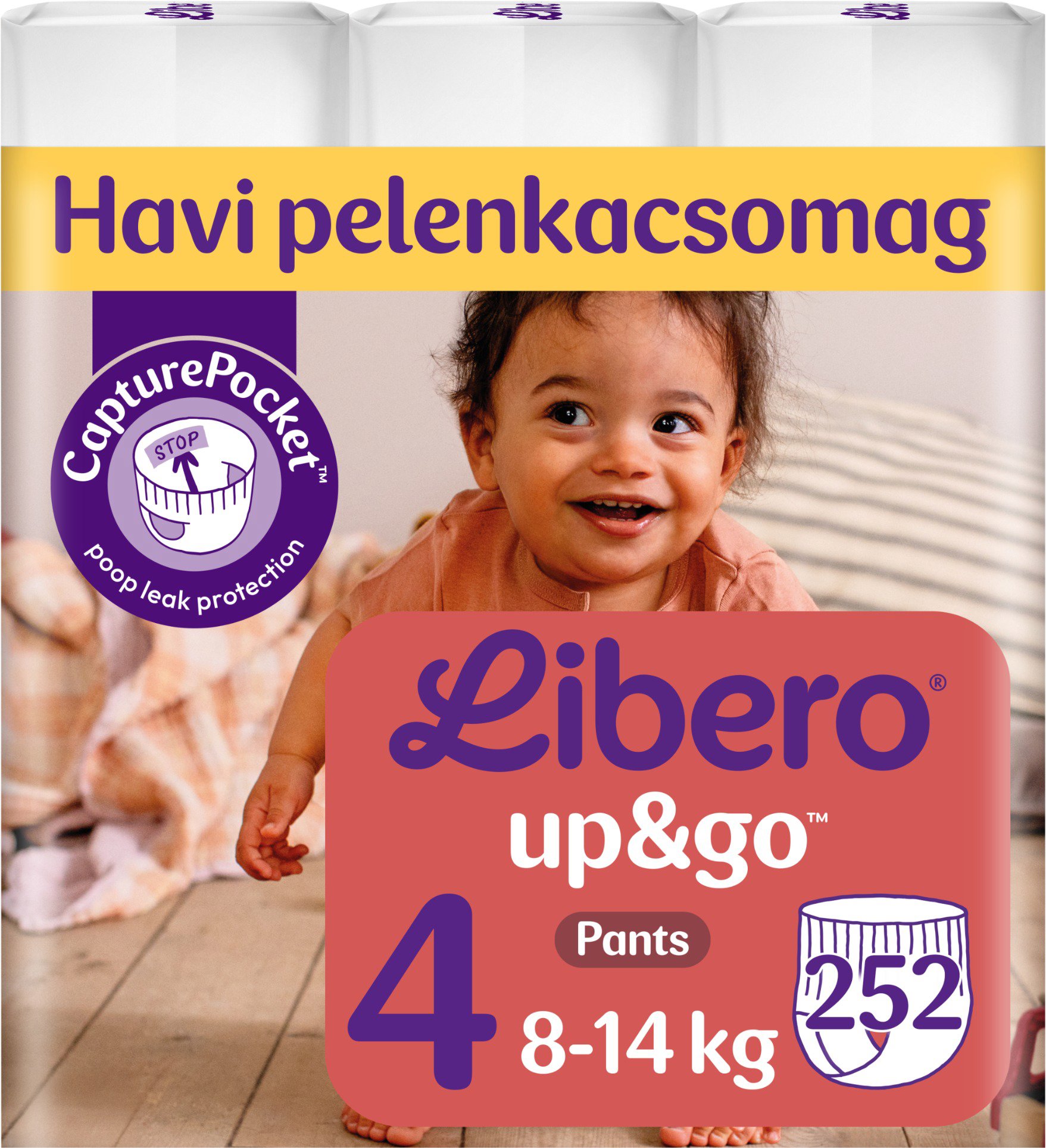 Libero Monthly Pack Up&Go Big Pack veľkosť 4 (252 ks)