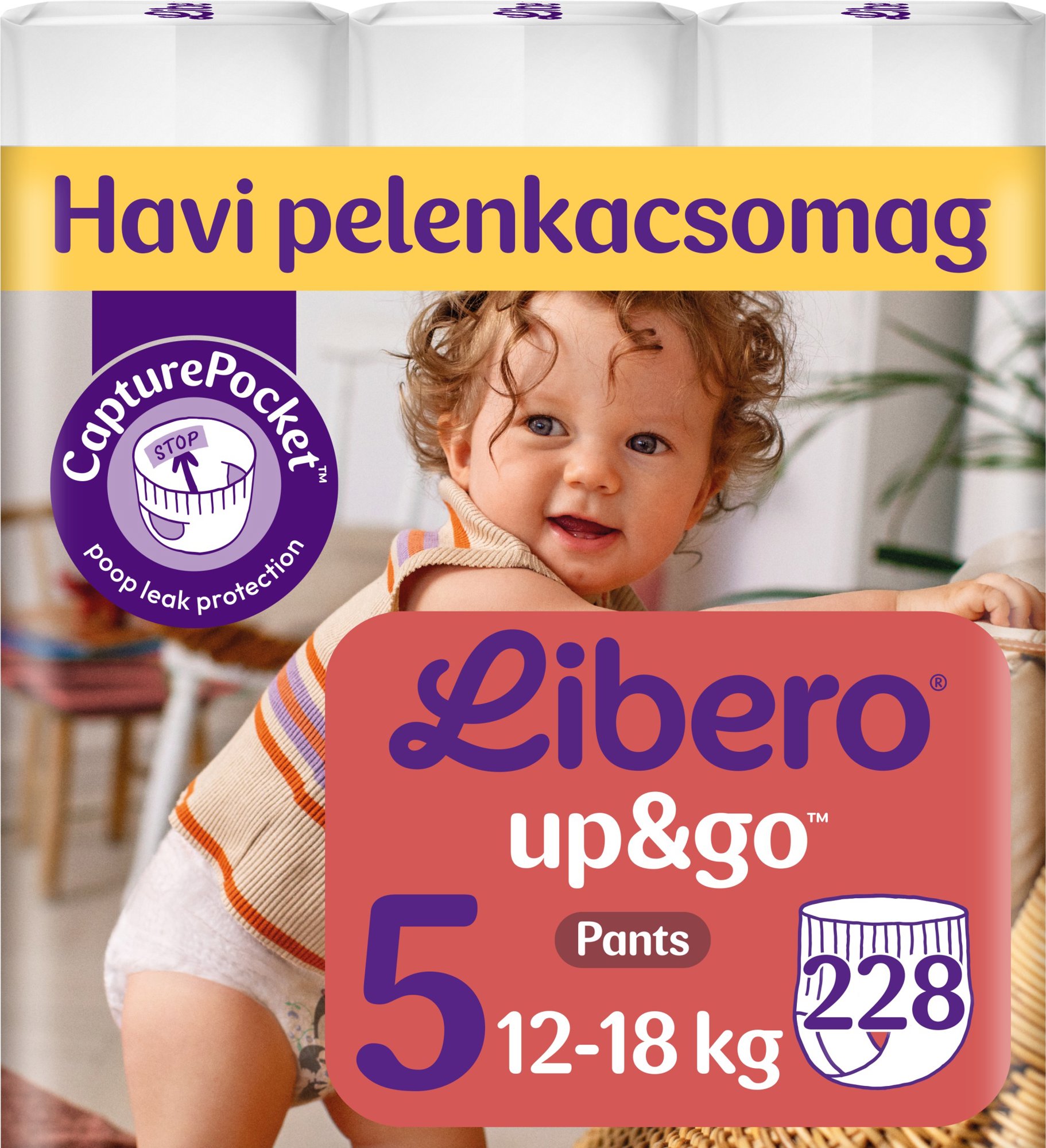 Libero Monthly Pack Up & Go Big Pack veľkosť 5 (228 ks)
