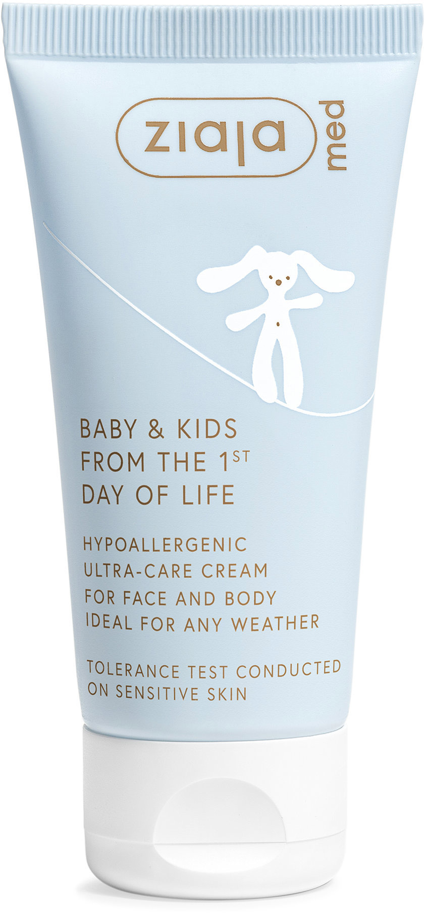 ZIAJA Med Baby & Kids Hypoalergénny ultraupokojujúci krém na tvár a ruky 50 ml