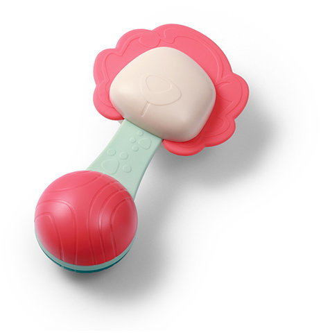 BabyOno Hrkálka s hryzadlom Lion 3 m+