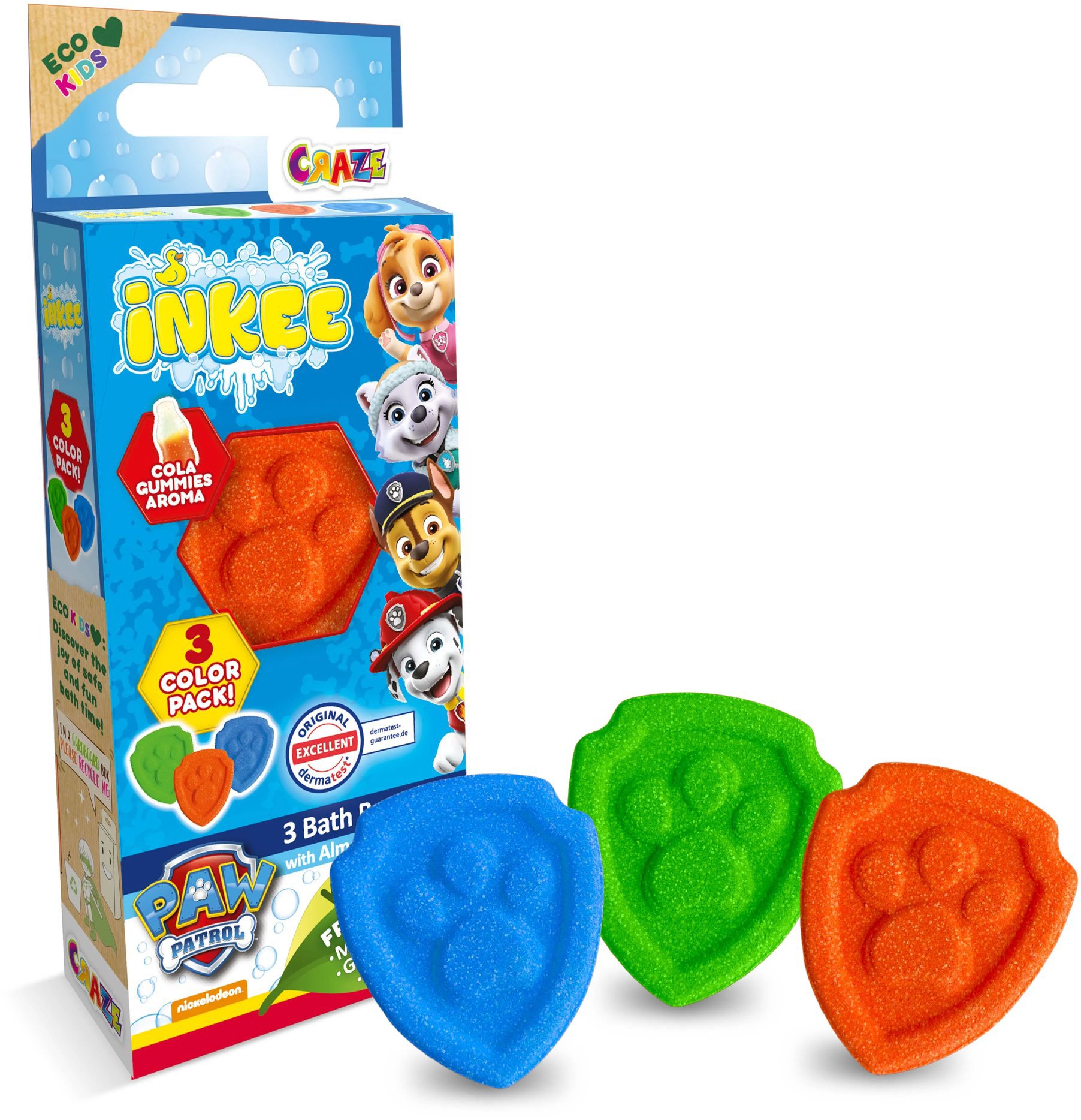 CRAZE Inkee Labková patrola 3× 15 g