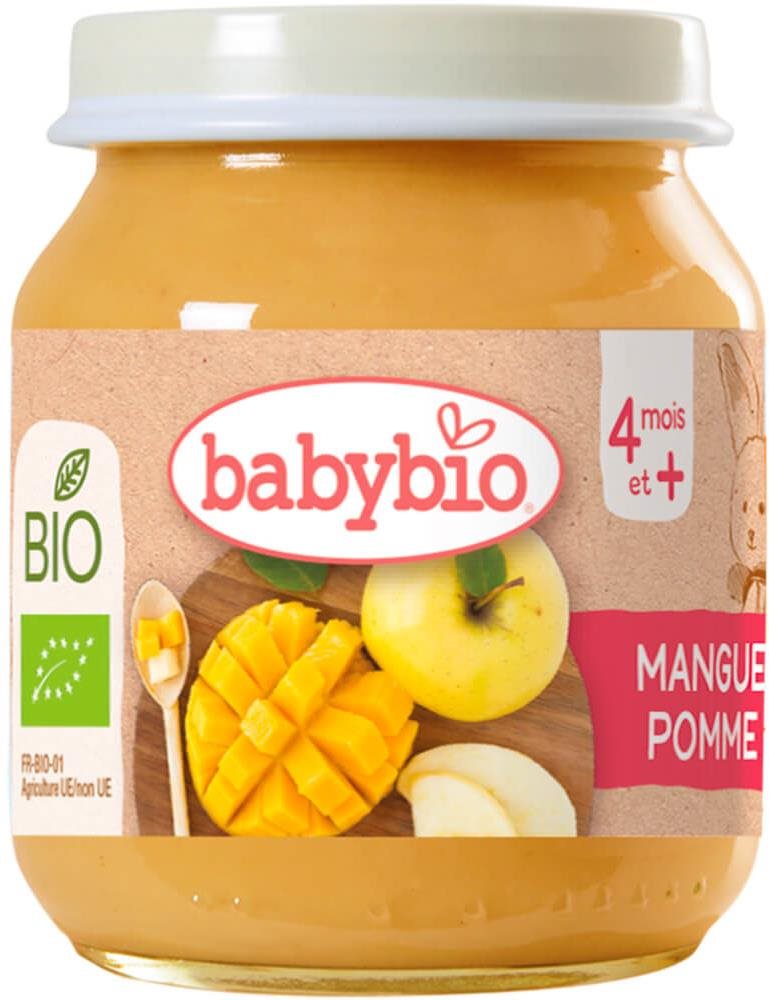 BABYBIO BIO mango a jablko 130 g