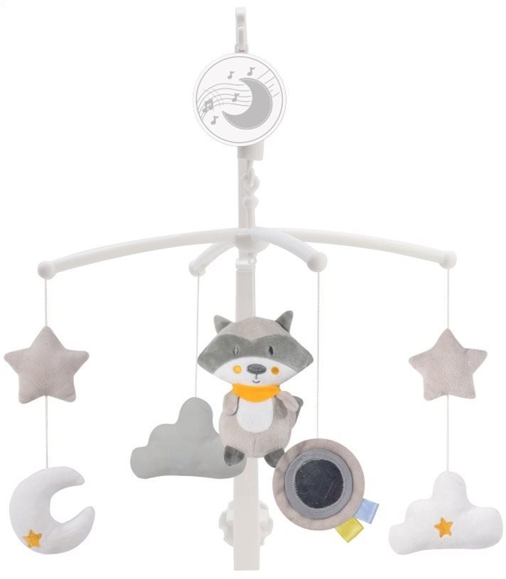 Zopa kolotoč nad postieľku Raccoon