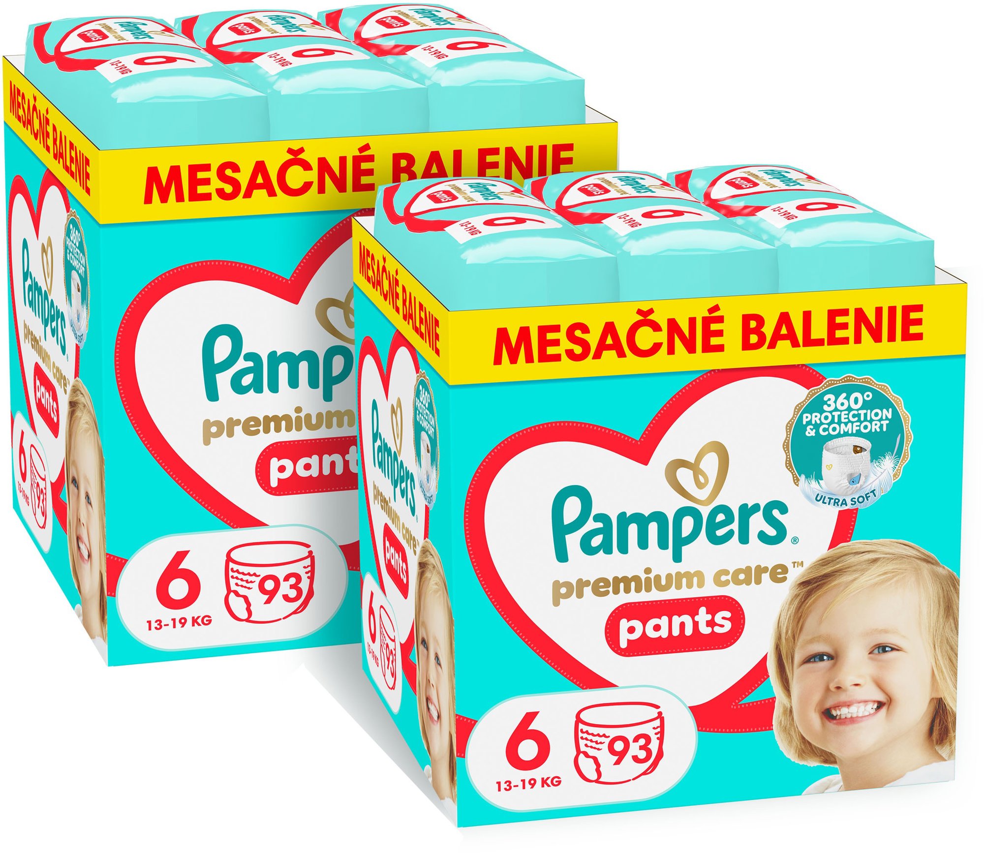 PAMPERS Premium Care Pants veľ. 6 (186 ks)