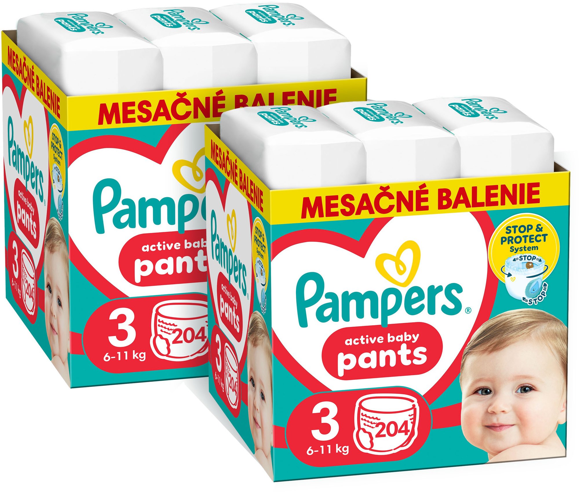 PAMPERS Pants veľ. 3 (408 ks)