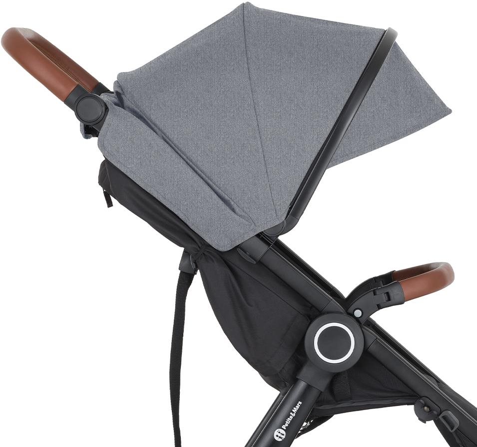 PETITE & MARS Strieška ku kočíku Street2 Ultimate Grey