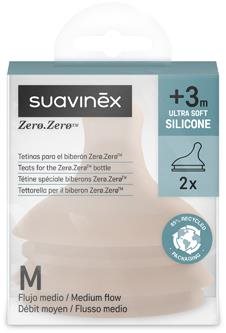 SUAVINEX Zero Zero Medium anti-kolikový M 2 ks