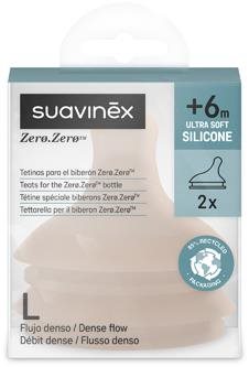 SUAVINEX Zero Zero Medium anti-kolikový L 2 ks
