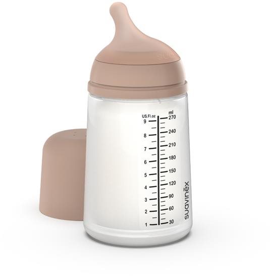 SUAVINEX Zero Zero Medium anti-koliková fľaša 270 ml M