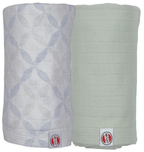 Lodger Swaddler Solid Matcha Peppermint/Blue Fogg