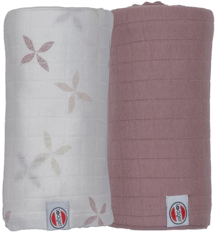 Lodger Swaddler Solid Matcha Powder/Rose