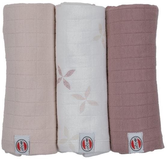 Lodger Swaddler Solid Matcha Rose