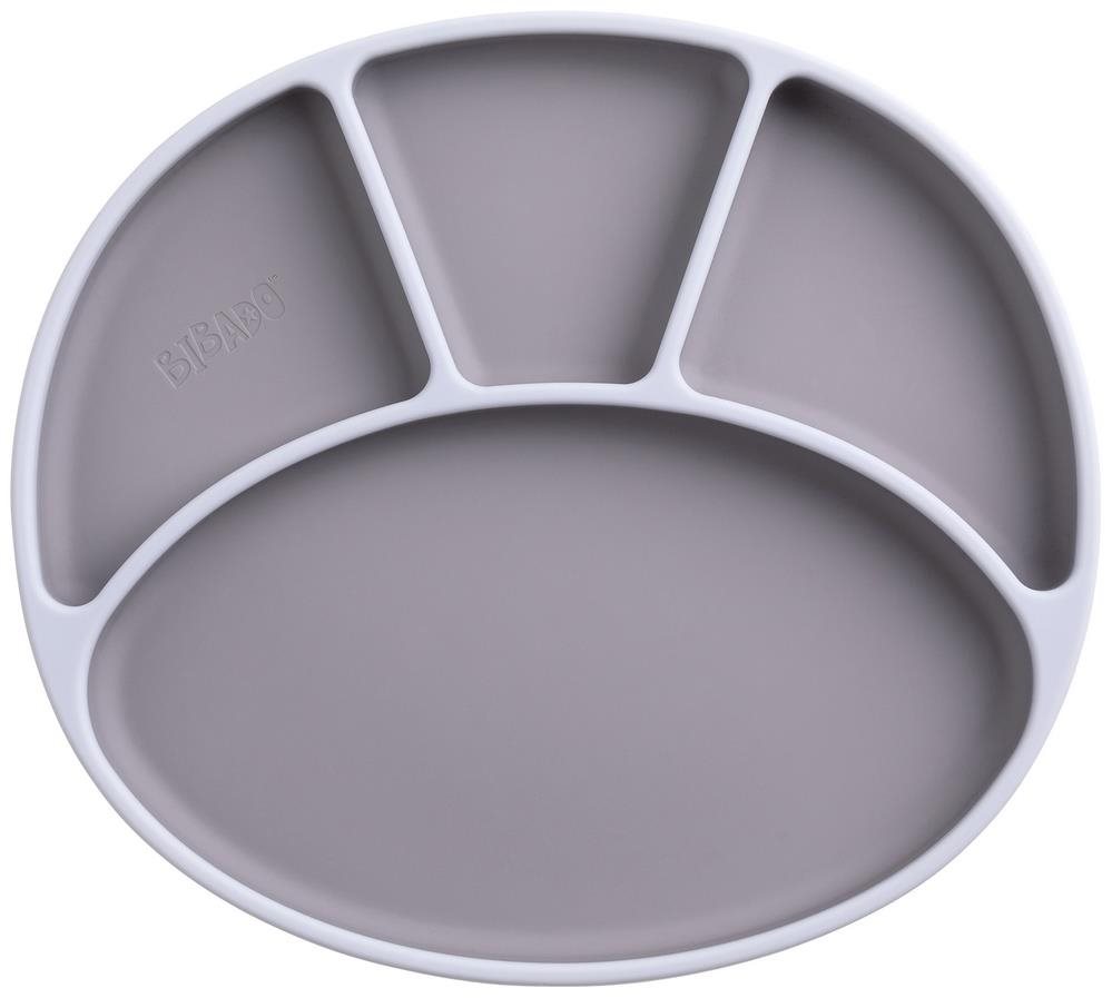 Bibado Delený tanier s prísavkou Mist