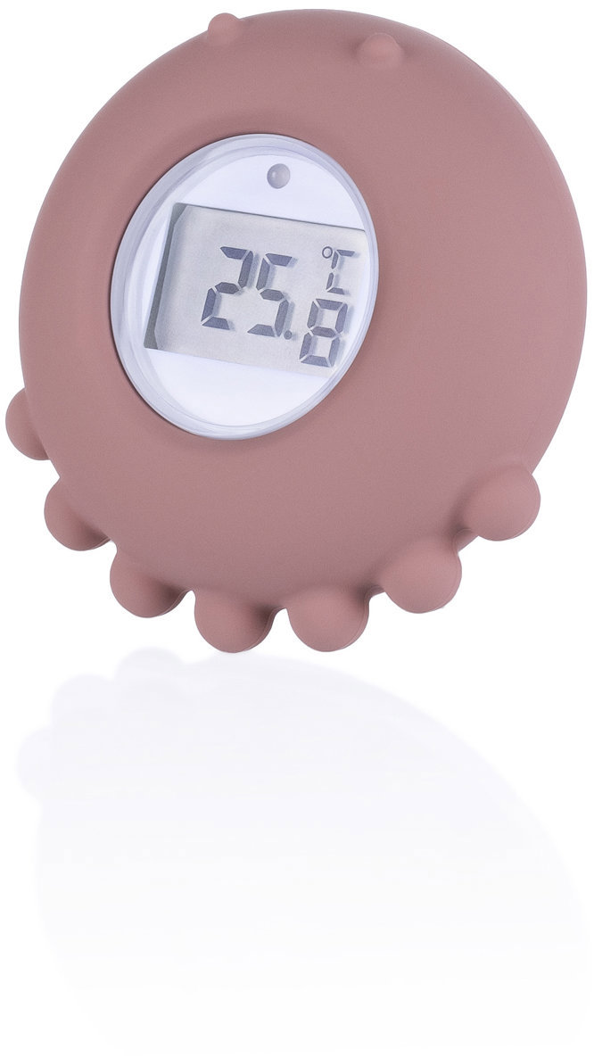 Zopa Silikónový digitálny teplomer 2 v 1 Old Pink