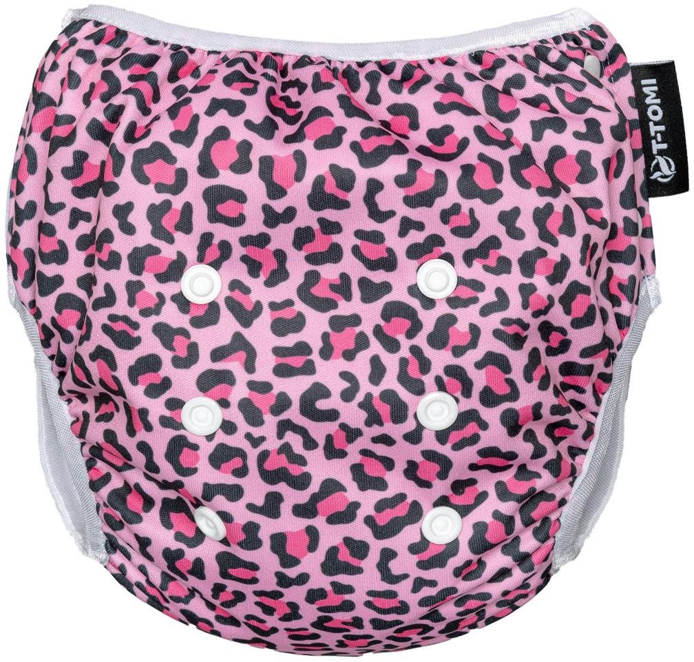 T-tomi Plienkové plávky s volánikom, Pink gepard