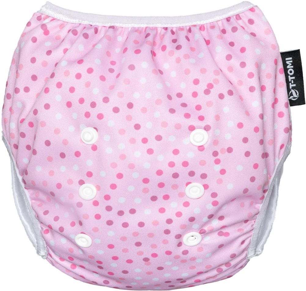 T-tomi Plienkové plávky s volánikom, Pink dots