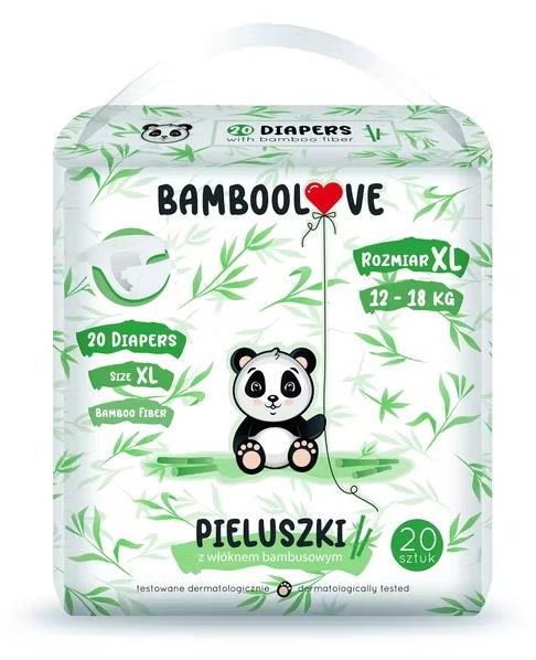 Bamboolove Bambusové plienky veľ. XL (20 ks)