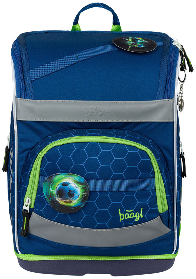 BAAGL Školská aktovka Zippy Plus Futbalová lopta GRS