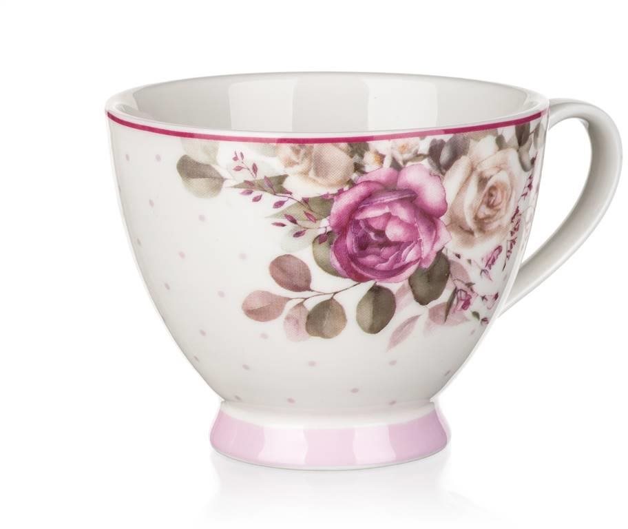 BANQUET Šálka ROSE 210 ml, 4 ks