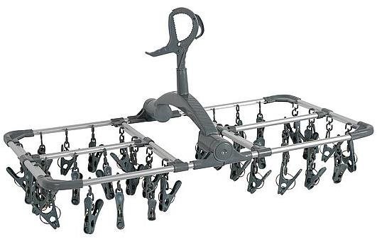 Bo-Camp Drying rack alu 36 pegs foldable