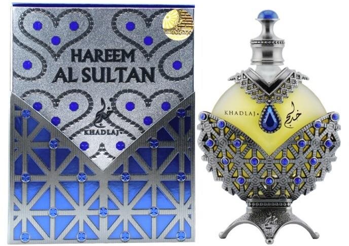 Khadlaj Hareem Sultan Blue – koncentrovaný parfumovaný olej bez alkoholu 35 ml