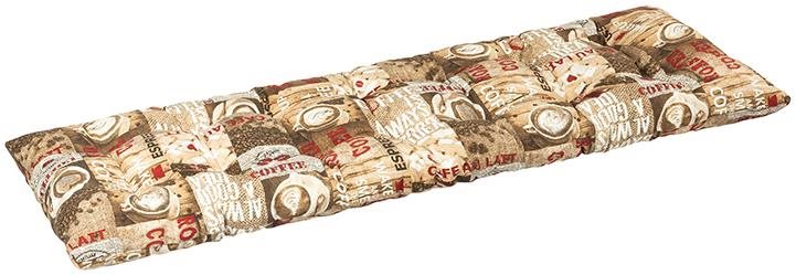 BELLATEX Poduška na lavicu 41/560 prešívaná 40 × 140 zrnková káva