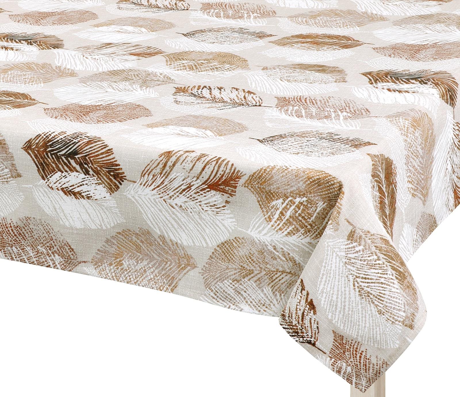 BELLATEX Obrus EMA 565 70 × 70 cm béžové listy